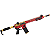 APS AEG PHATOM EXTREMIS 2E121 M-LOCK 15" SILVER EDGE BLOWBACK - Imagem 2