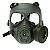 TMC MASK FULL FACE GAS DUMMY FACE PROTECTION OD GREEN - Imagem 1