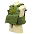 COLETE ADJUSTABLE MOLLE PLATE CARRIER 1000D COMBAT LBT OD GREEN WOSPORT - Imagem 2