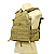 COLETE ADJUSTABLE MOLLE PLATE CARRIER 1000D COMBAT LBT TAN WOSPORT - Imagem 1