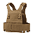 COLETE FCPC MINIMALISTIC MULTI-MISSION PLATE CARRIER COYOTE BROWN WOSPORT - Imagem 1