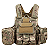 COLETE GHOST CIRAS MAR COLETE TACTICAL 600D MULTICAM WOSPORT - Imagem 1