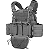 COLETE VEST ARC TACTICAL PLATE CARRIER WOLF GREY WOSPORT - Imagem 1