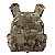 COLETE VEST KZ TACTICAL PLATE CARRIER MULTICAM WOSPORT - Imagem 1