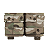 MAGAZINE POUCH 5.56 DOUBLE SHORT MULTICAM - Imagem 1