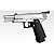 TOKYO MARUI GBB HI-CAPA 5.1 STAINLESS BLOWBACK AIRSOFT PISTOL SILVER - Imagem 2