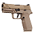WE GBB F18 VER. 2 BLOWBACK AIRSOFT PISTOL TAN - Imagem 1