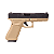 WE GBB G18C GEN 4 BLOWBACK AIRSOFT PISTOL TAN & BLACK - Imagem 2