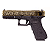 WE GBB G18C GEN 4 IVORY BLOWBACK AIRSOFT PISTOL GOLD & BLACK - Imagem 1