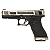 WE GBB G18C T07 BLOWBACK AIRSOFT PISTOL DUAL TONE - Imagem 1