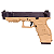 WE GBB G26 ADVANCED BLOWBACK AIRSOFT PISTOL BLACK & TAN - Imagem 1