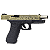WE GBB G34 IVORY BLOWBACK AIRSOFT PISTOL GOLD & BLACK - Imagem 2