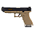 WE GBB G35 T06 BLOWBACK AIRSOFT PISTOL BLACK & TAN - Imagem 1