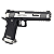 WE GBB HI-CAPA 6" IREX COMPETITION FULL-AUTO WITH MARKINGS BLOWBACK AIRSOFT PISTOL DUAL TONE / SILVER - Imagem 2