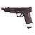 WE GBB HI-CAPA X-SER 4.5 IPSC VERSION BLOWBACK AIRSOFT PISTOL BLACK - Imagem 1