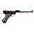WE GBB LUGER P08 GBB 8" BLOWBACK AIRSOFT PISTOL BLACK - Imagem 2