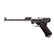 WE GBB LUGER P08 GBB 8" BLOWBACK AIRSOFT PISTOL SILVER - Imagem 1