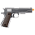 WE GBB 1911 MATTE BLOWBACK AIRSOFT PISTOL CHROME CHECKER GRIP - Imagem 2