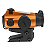 ARMADILLO RED DOT SIGHT XTSP SOLAR COLOR ORANGE - Imagem 2