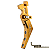 MAXX MODEL TRIGGER ADVANCED CNC ALUMINUM STYLE B GOLD - Imagem 1
