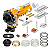 MAXX MODEL HOP-UP CHAMBER M4E - PRO CNC ALUMINUM FOR M4 / M16 GOLD - Imagem 1
