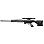 TOKYO MARUI AEG SNIPER H&K PSG-1 AIRSOFT RIFLE BLACK - Imagem 1