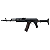 LCT AEG AK SERIES STK-74 TACTICAL AIRSOFT RIFLE BLACK - Imagem 1