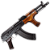 LCT AEG AK AIM CARBINE AIRSOFT RIFLE WOOD / BLACK - Imagem 2