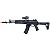 LCT AEG LCK-19 SIDE-FOLDING ADJUSTABLE STOCK AIRSOFT RIFLE BLACK - Imagem 1