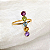 Anel Trilho Natural em Ouro 18k - Imagem 2