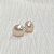 Brinco Ouro 18k Pérola Natural Biwa Botão 10mm - Imagem 3