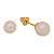 Brinco Ouro 18k Pérola Redonda 4mm - Infantil - Imagem 3