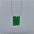 Colar Prata Baguete Jade Natural - Imagem 3