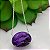 Colar Prata Ametista Natural Oval - Imagem 1