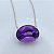 Colar Prata Ametista Natural Oval - Imagem 4