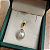 Pingente Ouro 18k Pérola Natural Biwa Gota - Imagem 3