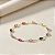 Pulseira Ouro 18k Oval Zircônias Coloridas - Imagem 1
