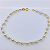 Pulseira Ouro 18k Pérolas Naturais Juntas - Imagem 2