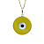 Pingente Olho Grego 15mm Amarelo Ouro 18k - Imagem 3