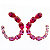 Brinco Ouro 18k Caracol Magenta - Imagem 3