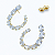 Brinco Ouro 18k Caracol Radiante - Imagem 1