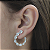 Brinco Ouro 18k Caracol Radiante - Imagem 2
