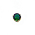 Pingente Ouro 18k Ponto de Luz Redonda 6mm Verde Esmeralda - Imagem 5