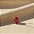 Pingente Ouro 18k Ponto de Luz Oval 6x8mm Vermelho - Imagem 1