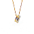 Pingente Ouro 18k Ponto de Luz Oval 6x8mm Branco - Imagem 4