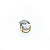 Pingente Ouro 18k Ponto de Luz Oval 6x8mm Branco - Imagem 5