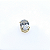 Pingente Ouro 18k Ponto de Luz Oval 6x8mm Branco - Imagem 3