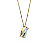 Pingente Ouro 18k Ponto de Luz Gota 6x8mm Branco - Imagem 4