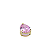 Pingente Ouro 18k Ponto de Luz Gota 6x8mm Rosa - Imagem 5