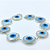 Pulseira Prata Olho Grego Madrepérola 15mm Juntos - Imagem 3